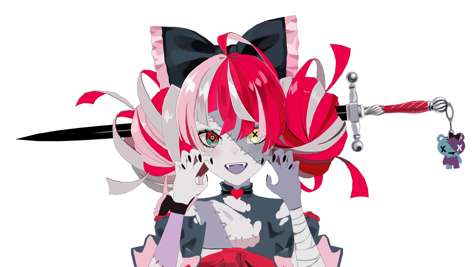 Kureiji OllieのファンアートMMDモデル